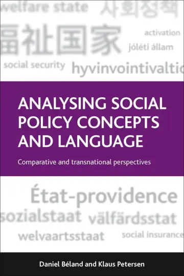 Cover of Analysing Social Policy Concepts and Language