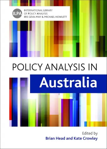 Cover of Policy Analysis in Australia