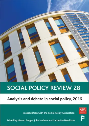 Cover of Social Policy Review 28