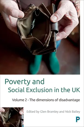 Cover of Poverty and Social Exclusion in the UK Vol 2