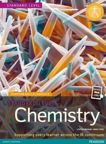 Cover of Pearson Baccalaureate Chemistry Standard Level 2nd edition print and ebook bundle for the IB Diploma