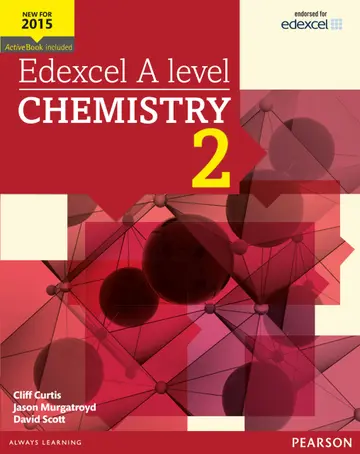Cover of Edexcel A level Chemistry Student Book 2 + ActiveBook