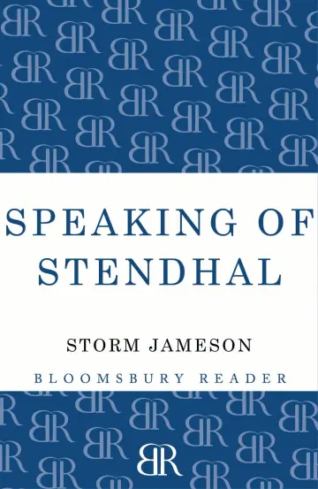 Cover of Speaking of Stendhal