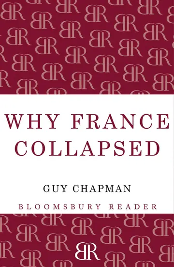 Cover of Why France Collapsed