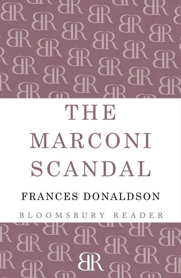 Cover of The Marconi Scandal