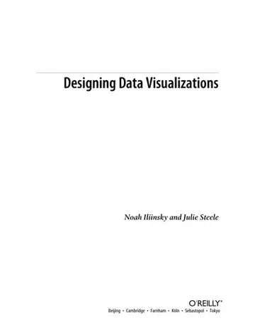 Cover of Designing Data Visualizations