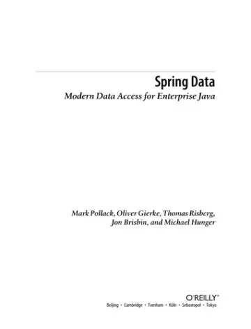 Cover of Spring Data