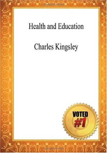 Cover of Health and Education - Charles Kingsley
