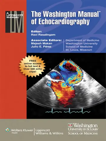 Cover of The Washington Manual of Echocardiography