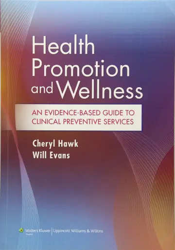 Cover of Health Promotion and Wellness