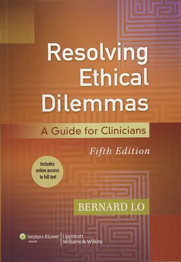 Cover of Resolving Ethical Dilemmas