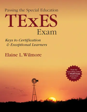 Cover of Passing the Special Education TExES Exam