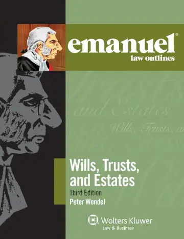 Cover of Wills, Trusts, and Estates