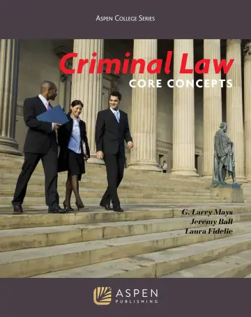 Cover of Criminal Law