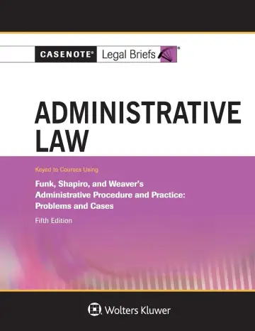 Cover of Administrative Law
