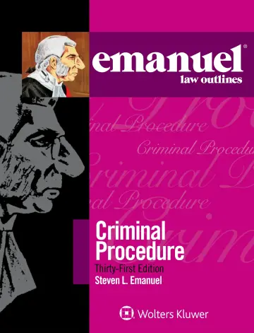 Cover of Emanuel Law Outlines for Emanuel Law Outlines for Criminal Procedure