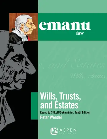 Cover of Wills, Trusts, and Estates