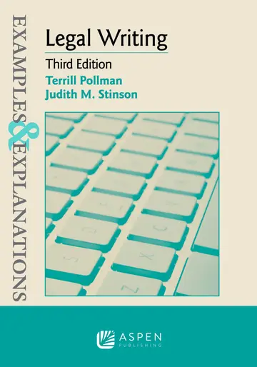 Cover of Legal Writing