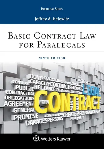 Cover of Basic Contract Law for Paralegals