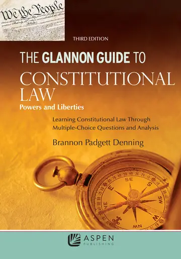 Cover of Glannon Guide to Constitutional Law