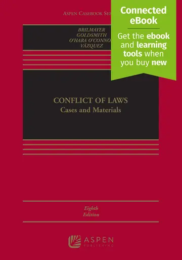 Cover of Conflict of Laws