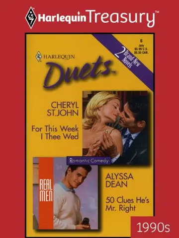 Cover of For This Week I Thee Wed & 50 Clues He's Mr. Right