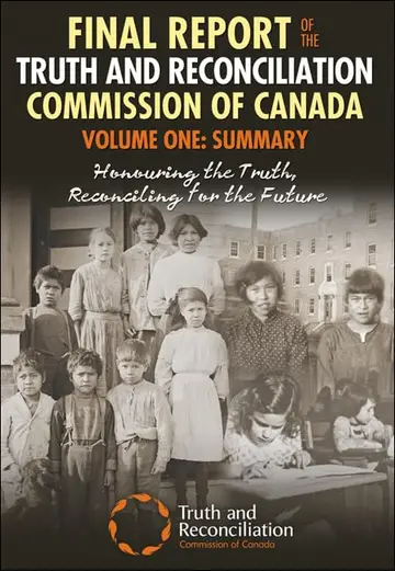 Cover of Final Report of the Truth and Reconciliation Commission of Canada, Volume One