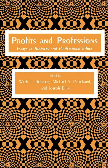 Cover of Profits and Professions