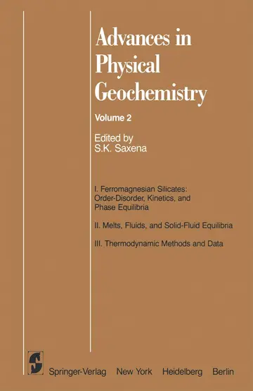 Cover of Advances in Physical Geochemistry