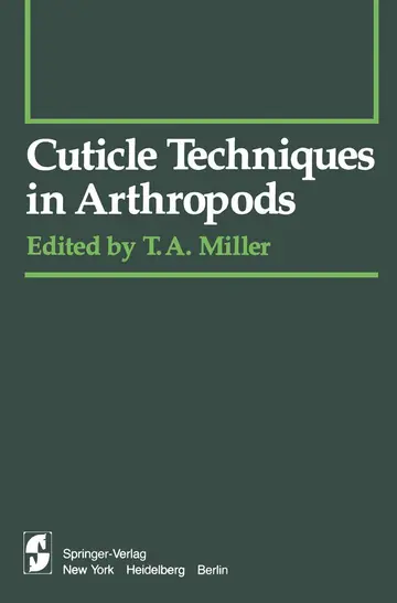Cover of Cuticle Techniques in Arthropods