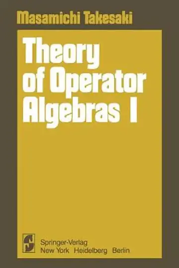 Cover of Theory of Operator Algebras I
