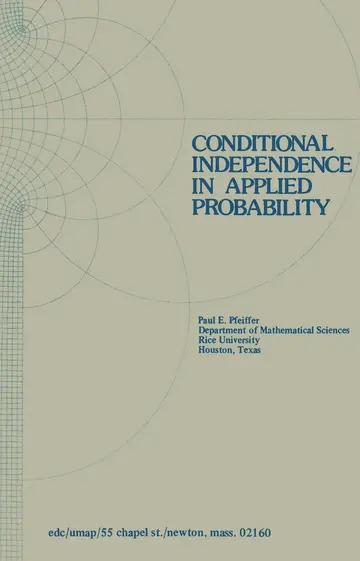 Cover of Conditional Independence in Applied Probability