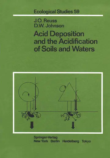 Cover of Acid Deposition and the Acidification of Soils and Waters