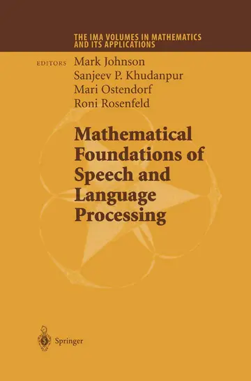 Cover of Mathematical Foundations of Speech and Language Processing