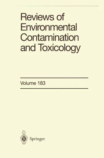 Cover of Reviews of Environmental Contamination and Toxicology