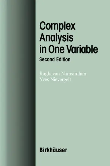 Cover of Complex Analysis in One Variable