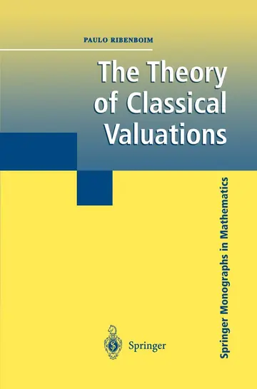 Cover of The Theory of Classical Valuations