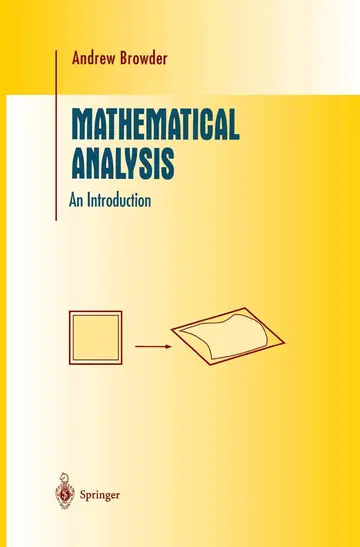 Cover of Mathematical Analysis
