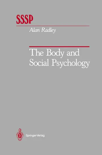 Cover of The Body and Social Psychology