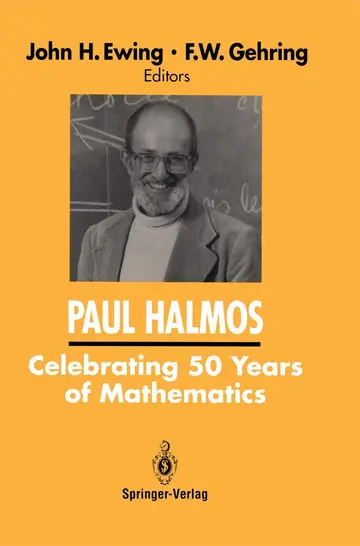 Cover of Paul Halmos Celebrating 50 Years of Mathematics
