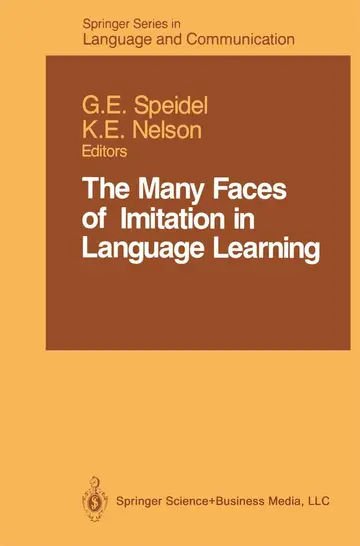 Cover of The Many Faces of Imitation in Language Learning