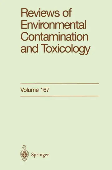 Cover of Reviews of Environmental Contamination and Toxicology