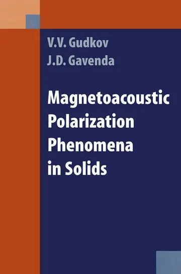 Cover of Magnetoacoustic Polarization Phenomena in Solids
