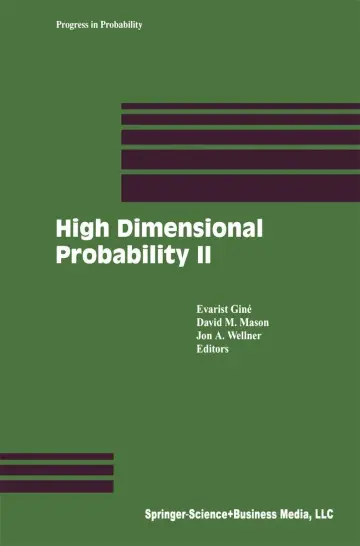 Cover of High Dimensional Probability II
