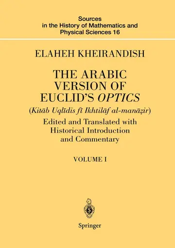 Cover of The Arabic Version of Euclid's Optics