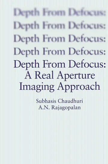 Cover of Depth from Defocus
