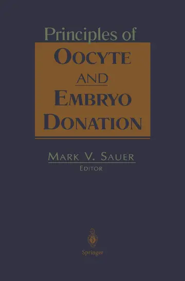 Cover of Principles of Oocyte and Embryo Donation