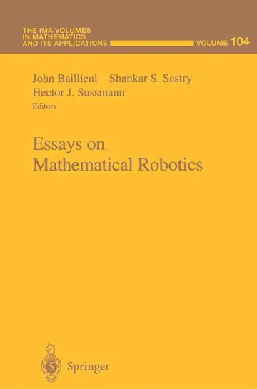 Cover of Essays on Mathematical Robotics