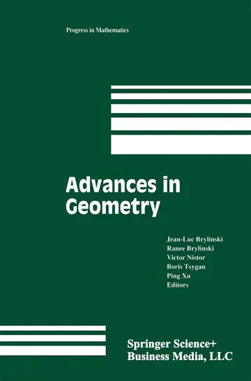 Cover of Advances in Geometry