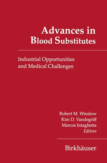 Cover of Advances in Blood Substitutes